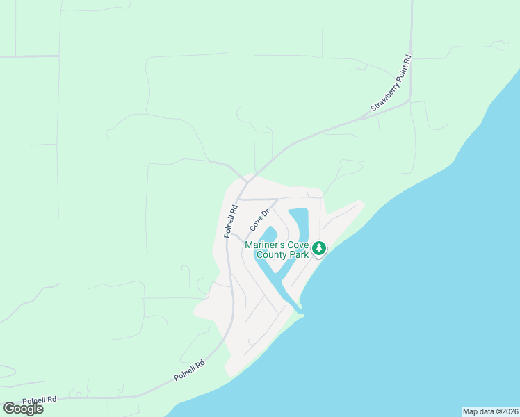 map of restaurants, bars, coffee shops, grocery stores, and more near 2287 Mariner Beach Drive in Oak Harbor