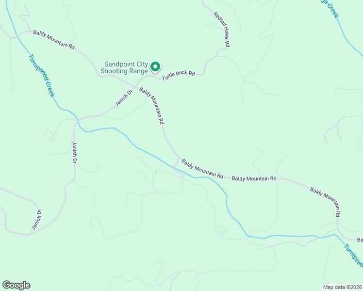 map of restaurants, bars, coffee shops, grocery stores, and more near 12515 Baldy Mountain Road in Sandpoint