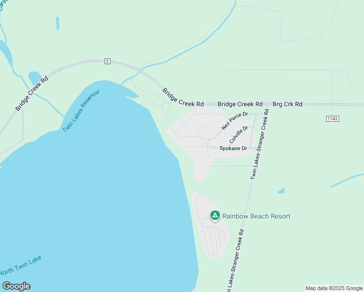 map of restaurants, bars, coffee shops, grocery stores, and more near 63 Nez Perce Drive in Inchelium