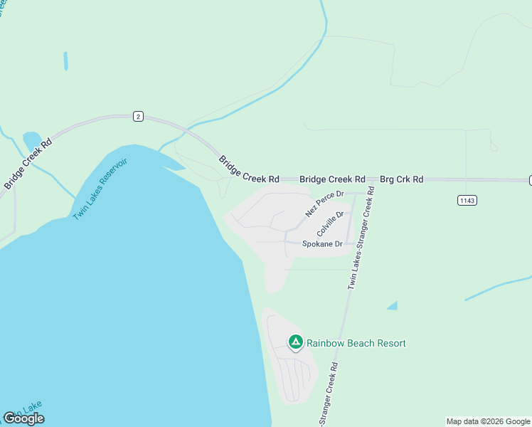 map of restaurants, bars, coffee shops, grocery stores, and more near 59 Coeur D Alene Drive in Inchelium