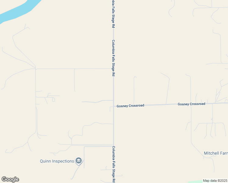 map of restaurants, bars, coffee shops, grocery stores, and more near 2040 Columbia Falls Stage Road in Columbia Falls