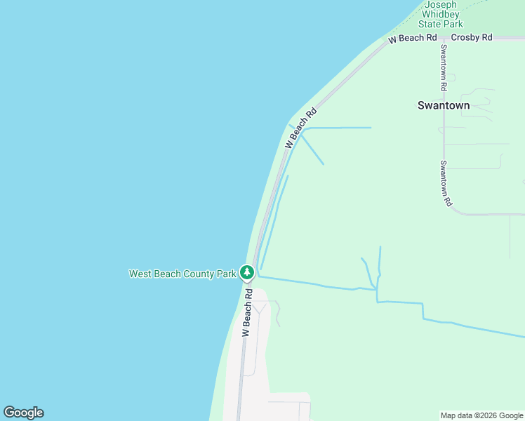 map of restaurants, bars, coffee shops, grocery stores, and more near 2519 West Beach Road in Oak Harbor