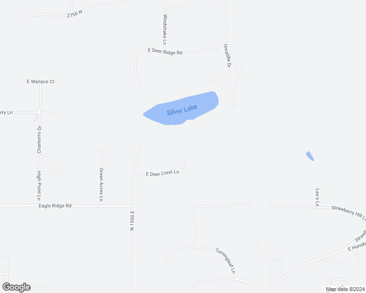 map of restaurants, bars, coffee shops, grocery stores, and more near 1577 East Deer Crest Lane in Oak Harbor