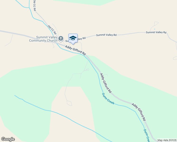 map of restaurants, bars, coffee shops, grocery stores, and more near 2353C Addy-Gifford Road in Addy