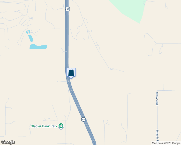 map of restaurants, bars, coffee shops, grocery stores, and more near 3953 U.S. 93 in Kalispell