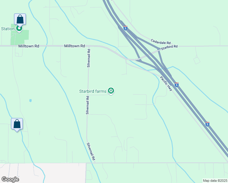 map of restaurants, bars, coffee shops, grocery stores, and more near 23439 Palm Crest Place in Mount Vernon