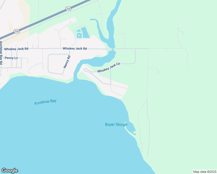 map of restaurants, bars, coffee shops, grocery stores, and more near 629 Whiskey Jack Circle in Sandpoint