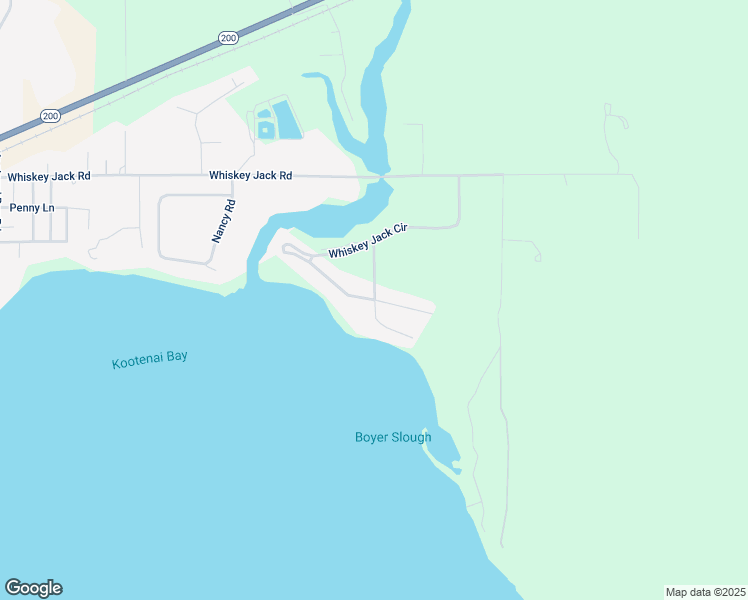 map of restaurants, bars, coffee shops, grocery stores, and more near 198 Osprey Lane in Sandpoint