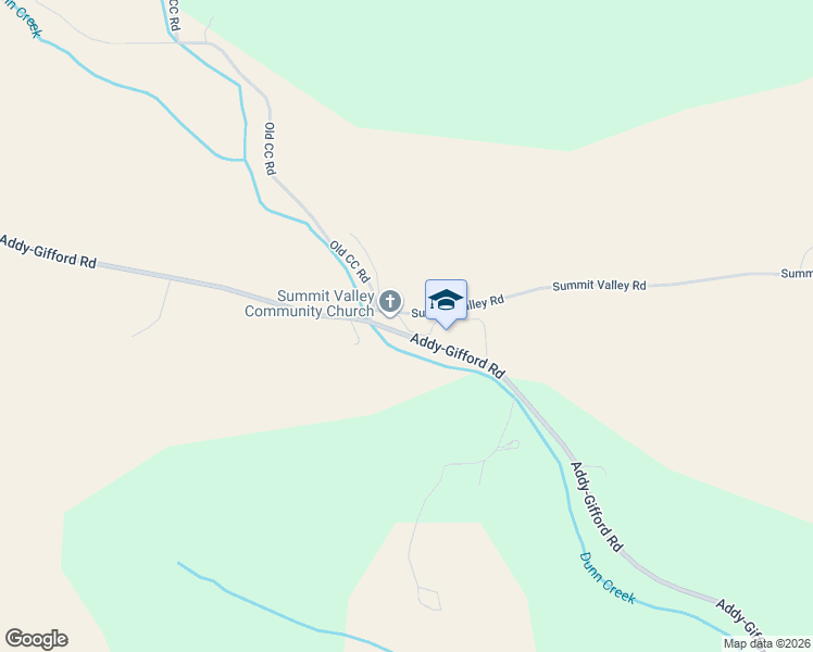 map of restaurants, bars, coffee shops, grocery stores, and more near 2371 Summit Valley Road in Addy