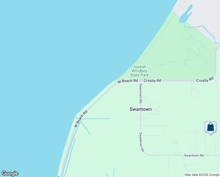 map of restaurants, bars, coffee shops, grocery stores, and more near 2683 West Beach Road in Oak Harbor