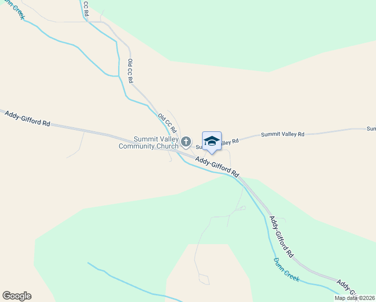 map of restaurants, bars, coffee shops, grocery stores, and more near 2371 Summit Valley Road in Addy