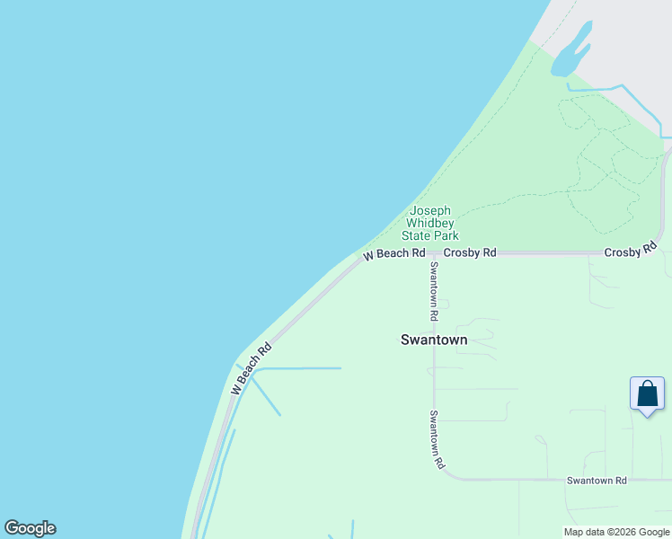 map of restaurants, bars, coffee shops, grocery stores, and more near 2683 West Beach Road in Oak Harbor