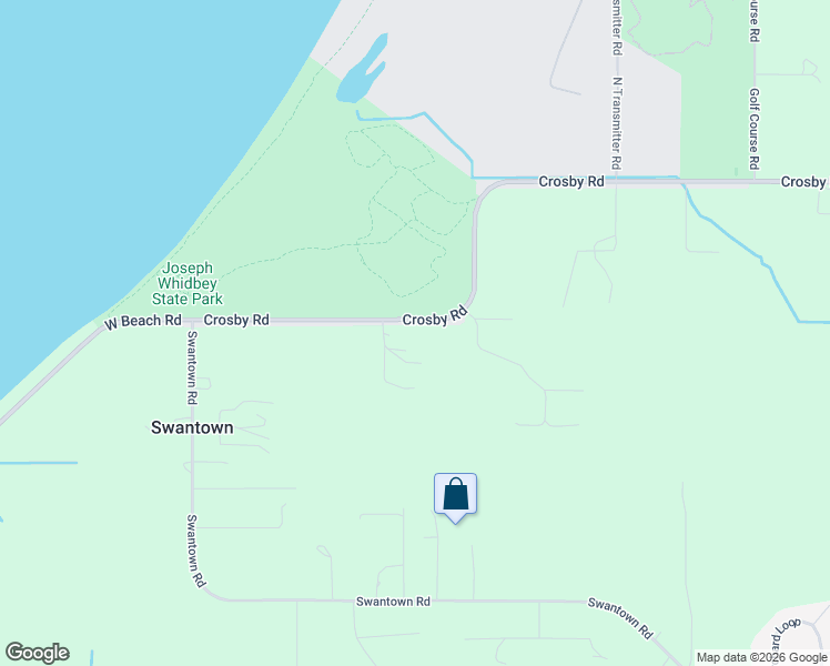 map of restaurants, bars, coffee shops, grocery stores, and more near 1647 Crosby Road in Oak Harbor