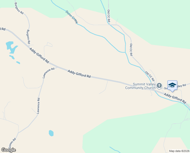 map of restaurants, bars, coffee shops, grocery stores, and more near 2423 Addy-Gifford Road in Addy