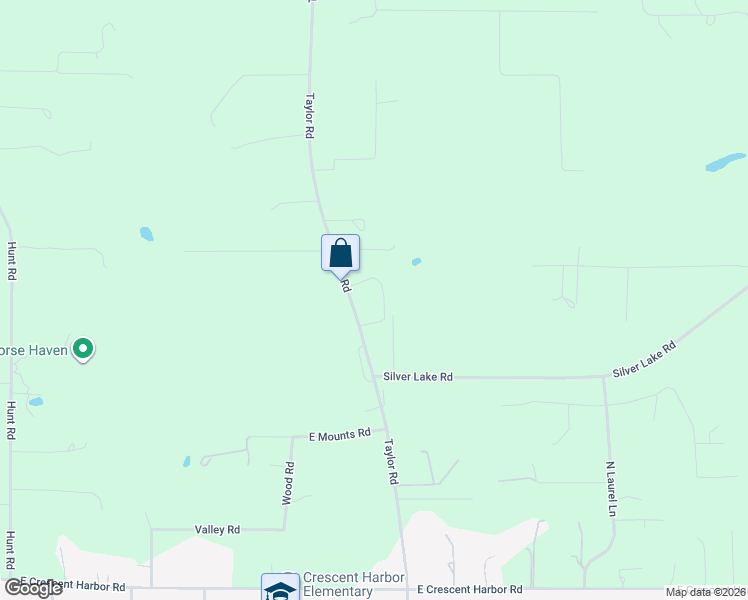 map of restaurants, bars, coffee shops, grocery stores, and more near 2904 Taylor Road in Oak Harbor