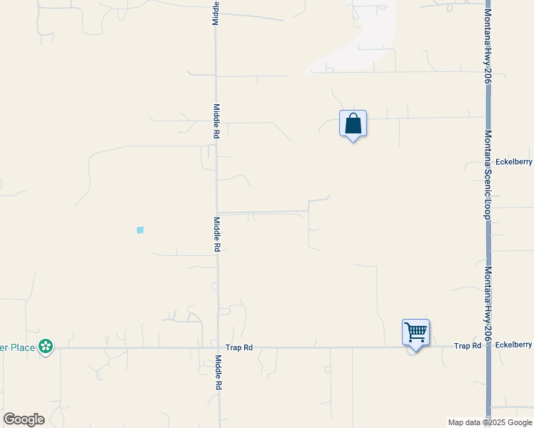 map of restaurants, bars, coffee shops, grocery stores, and more near Jay Hawk Lane in Flathead County