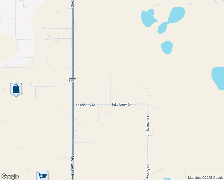 map of restaurants, bars, coffee shops, grocery stores, and more near 597 Eckelberry Drive in Columbia Falls