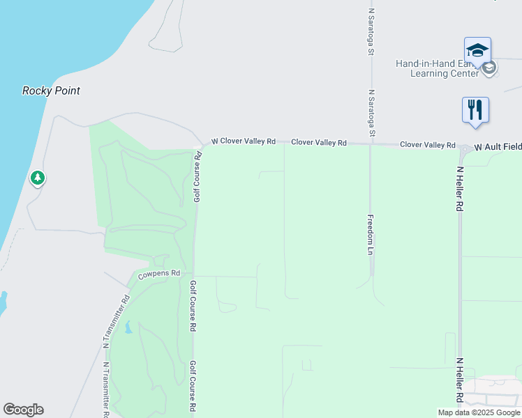 map of restaurants, bars, coffee shops, grocery stores, and more near 3137 Thunder Lane in Oak Harbor