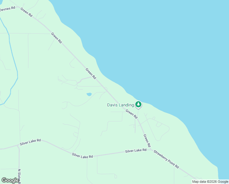 map of restaurants, bars, coffee shops, grocery stores, and more near 3130 Green Road in Oak Harbor