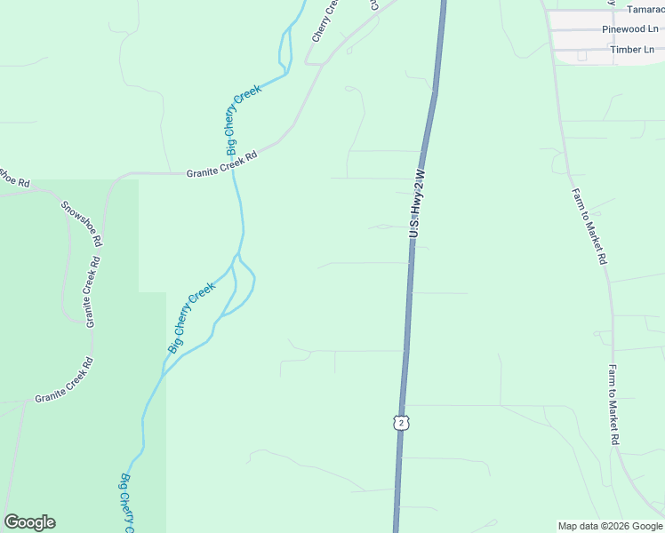 map of restaurants, bars, coffee shops, grocery stores, and more near Break Road in Libby