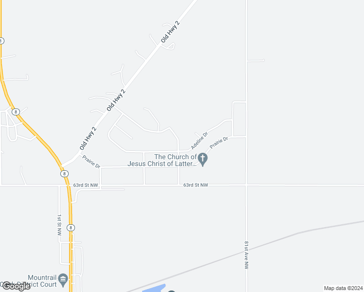 map of restaurants, bars, coffee shops, grocery stores, and more near 301 Adeline Drive in Stanley