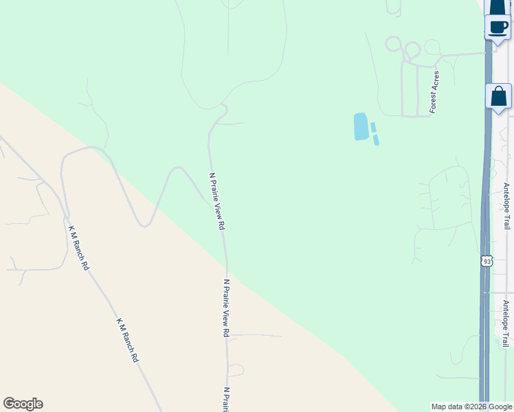 map of restaurants, bars, coffee shops, grocery stores, and more near 296 Baker Heights Drive in Whitefish