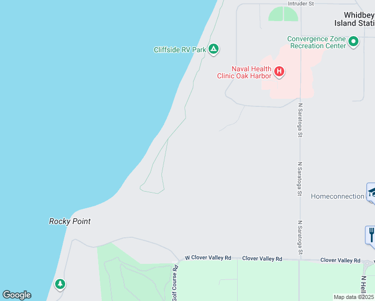 map of restaurants, bars, coffee shops, grocery stores, and more near in WHIDBEY ISLAND NAVAL AIR