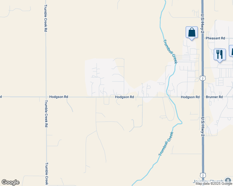 map of restaurants, bars, coffee shops, grocery stores, and more near 1000 Strong Lane in Columbia Falls