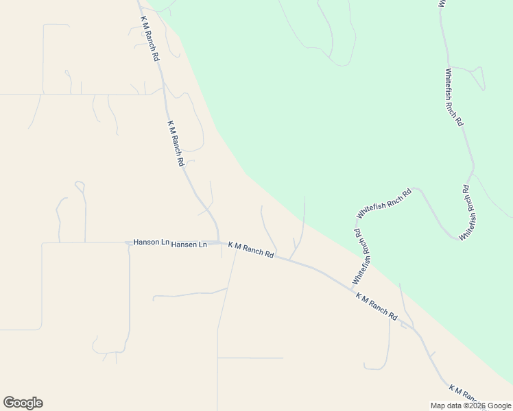 map of restaurants, bars, coffee shops, grocery stores, and more near 1085 K M Ranch Road in Whitefish