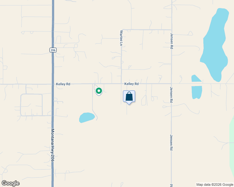 map of restaurants, bars, coffee shops, grocery stores, and more near 664 Kelley Road in Columbia Falls