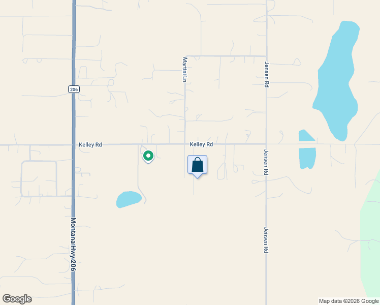 map of restaurants, bars, coffee shops, grocery stores, and more near 664 Kelley Road in Columbia Falls