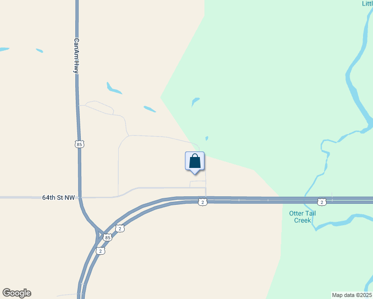 map of restaurants, bars, coffee shops, grocery stores, and more near 6421 13 Mile Center Road Northwest in Williston