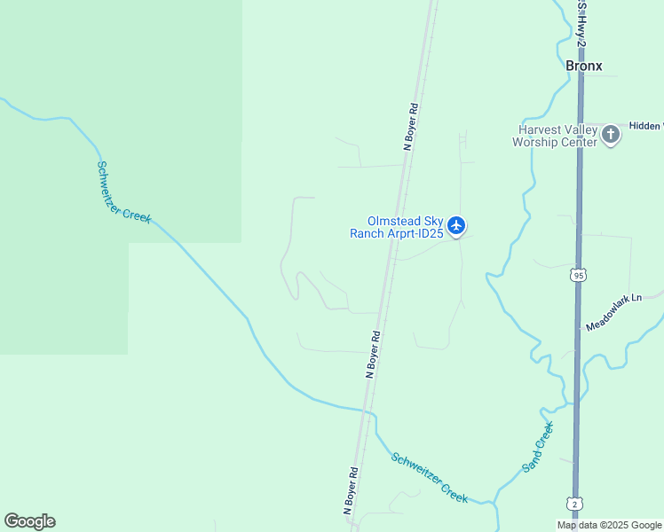 map of restaurants, bars, coffee shops, grocery stores, and more near 12542 North Boyer Road in Sandpoint