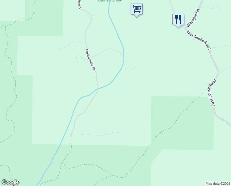 map of restaurants, bars, coffee shops, grocery stores, and more near 892 Parkheights Drive in Sooke