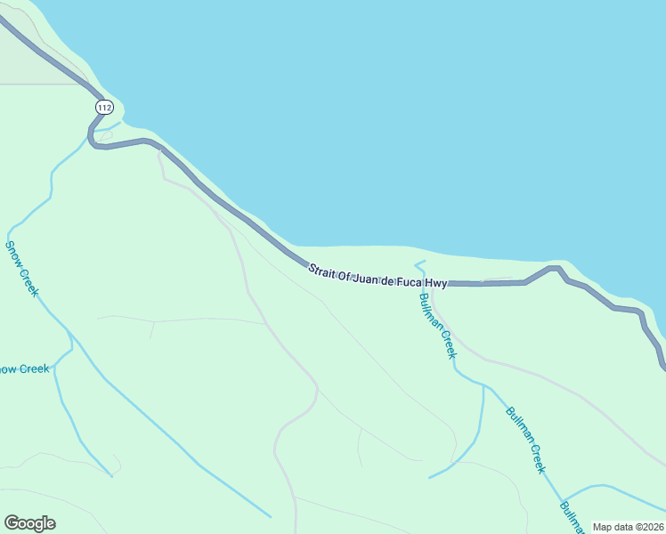 map of restaurants, bars, coffee shops, grocery stores, and more near 1633 Washington 112 in Sekiu