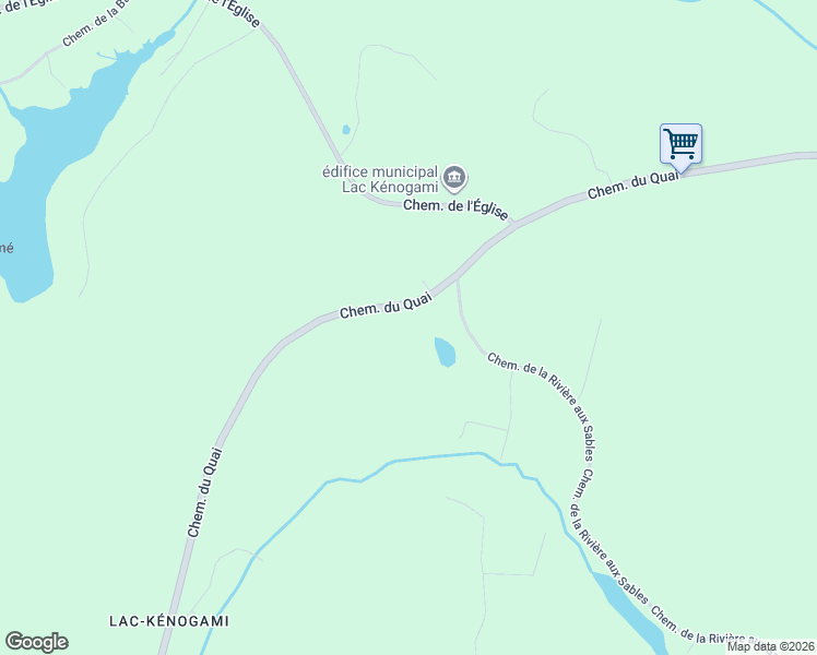 map of restaurants, bars, coffee shops, grocery stores, and more near Chemin du Quai in Saguenay