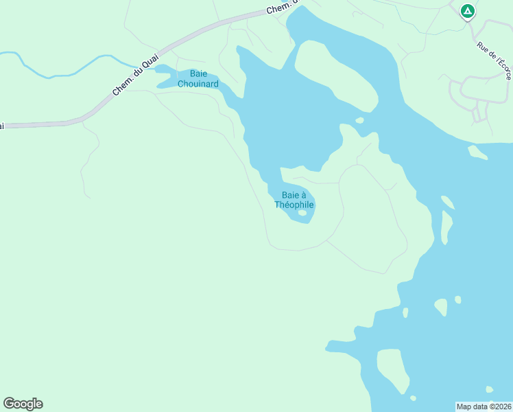 map of restaurants, bars, coffee shops, grocery stores, and more near Chemin Bouchard in Saguenay
