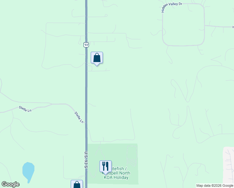 map of restaurants, bars, coffee shops, grocery stores, and more near 5333 U.S. 93 in Whitefish