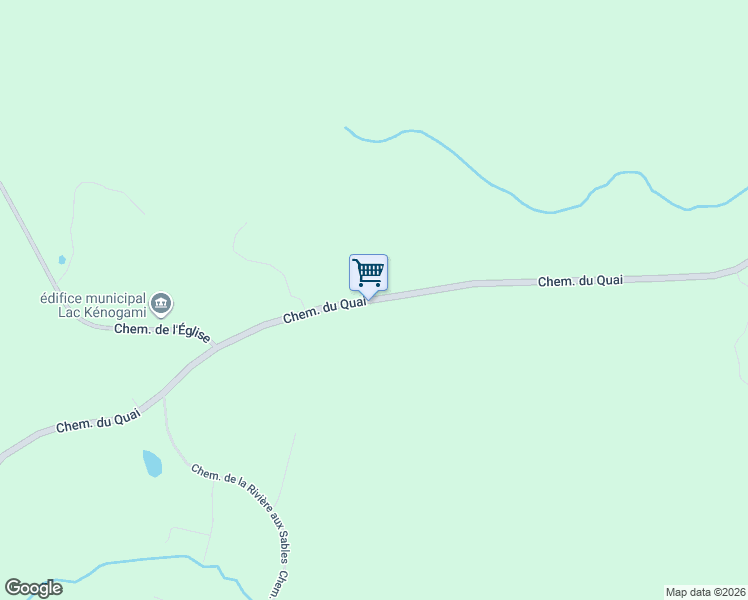 map of restaurants, bars, coffee shops, grocery stores, and more near Chemin du Quai in Saguenay