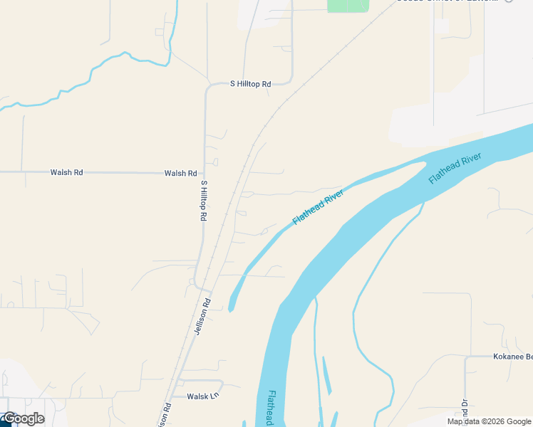 map of restaurants, bars, coffee shops, grocery stores, and more near 1243 Jellison Road in Columbia Falls
