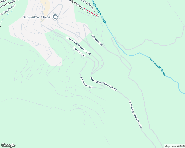 map of restaurants, bars, coffee shops, grocery stores, and more near 45 Parallel Run in Sandpoint