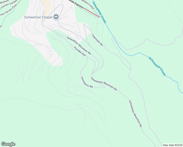map of restaurants, bars, coffee shops, grocery stores, and more near 45 Parallel Run in Sandpoint