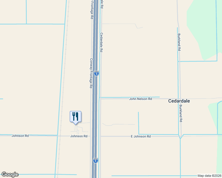 map of restaurants, bars, coffee shops, grocery stores, and more near 19653 Cedardale Road in Mount Vernon