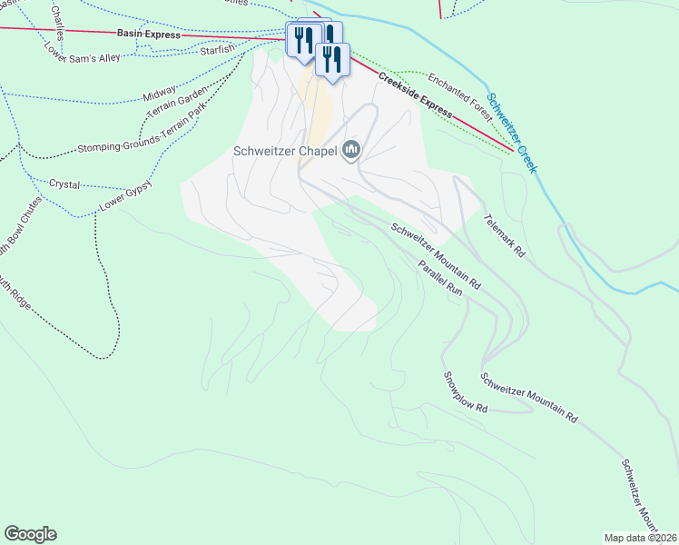 map of restaurants, bars, coffee shops, grocery stores, and more near 979 Mogul Hill Road in Sandpoint