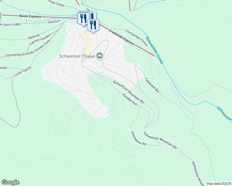 map of restaurants, bars, coffee shops, grocery stores, and more near 52 Flurry Court in Sandpoint