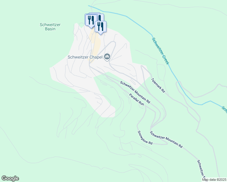 map of restaurants, bars, coffee shops, grocery stores, and more near 240 Mogul Hill Road in Sandpoint