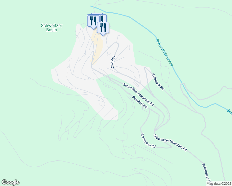 map of restaurants, bars, coffee shops, grocery stores, and more near 240 Mogul Hill Road in Sandpoint