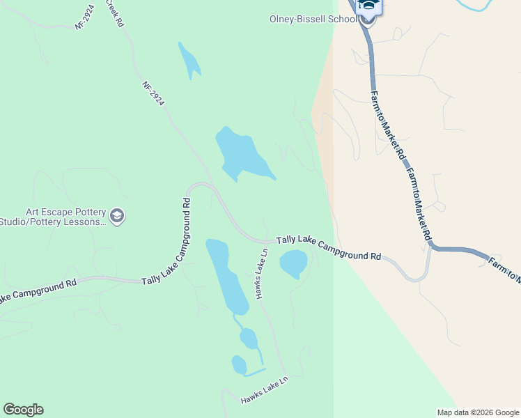 map of restaurants, bars, coffee shops, grocery stores, and more near 295 Tally Lake Campground Road in Whitefish