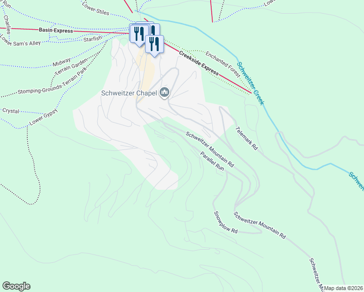 map of restaurants, bars, coffee shops, grocery stores, and more near 240 Mogul Hill Road in Sandpoint