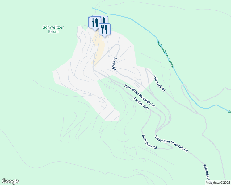map of restaurants, bars, coffee shops, grocery stores, and more near 240 Mogul Hill Road in Sandpoint